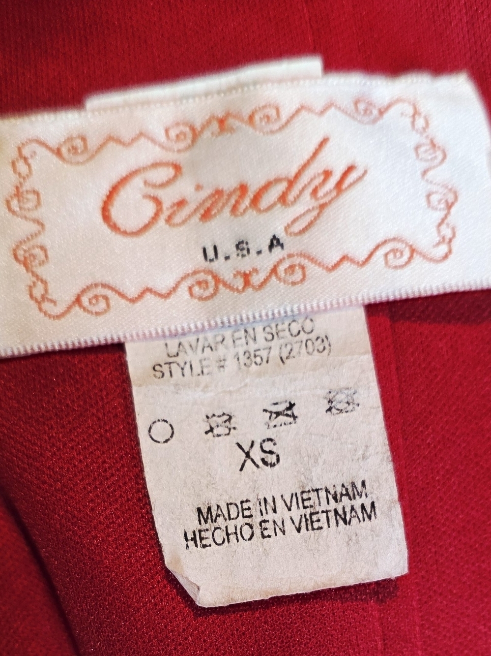 730. Cindy U.S.A ✨ Red Strapless Chiffon Sweetheart Maxi Formal Gown Dress - Picture 4 of 5